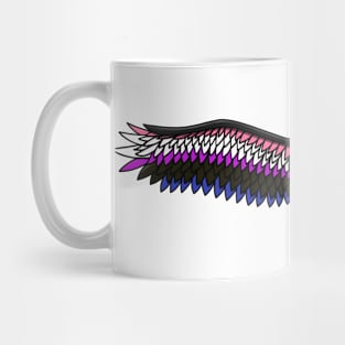 Fly With Pride, Raven Series - Genderfluid Mug